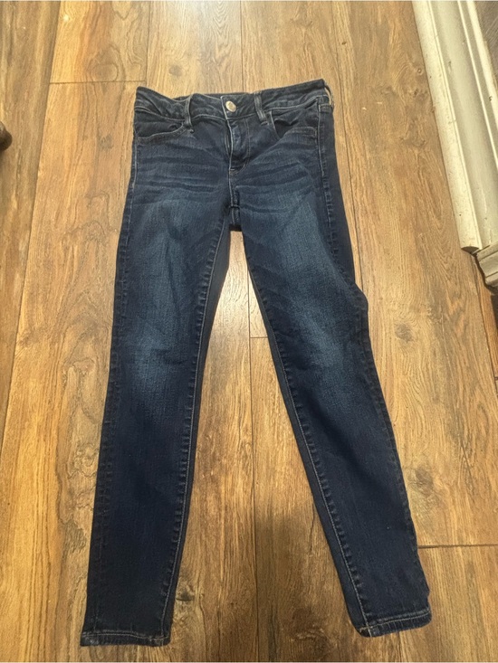 American Eagle Outfitters Denim - American Eagle size 8 Dark Blue Women's Skinny Jeans